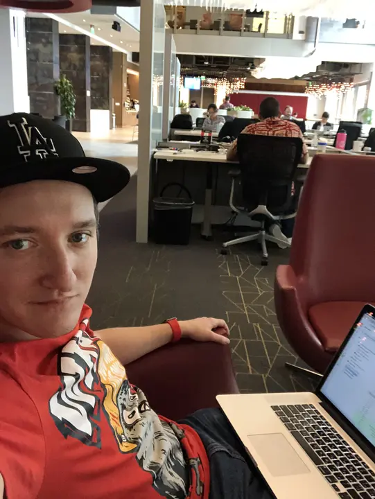 Coding session on the first floor