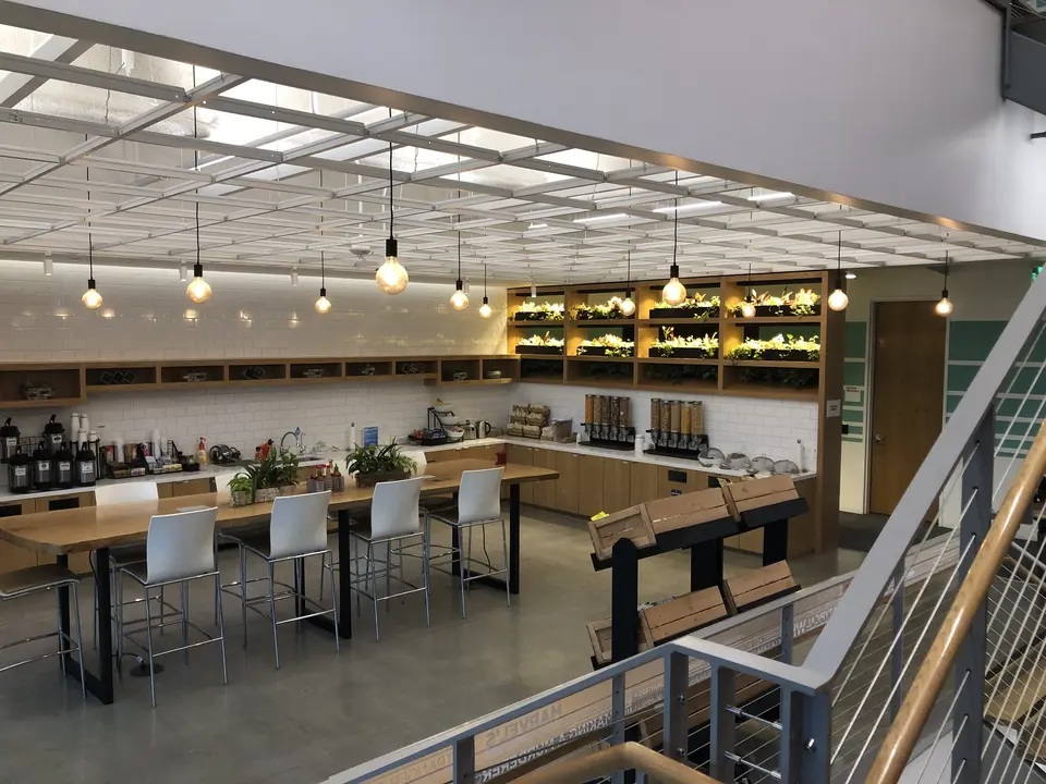 Second floor kitchen at a quiet moment